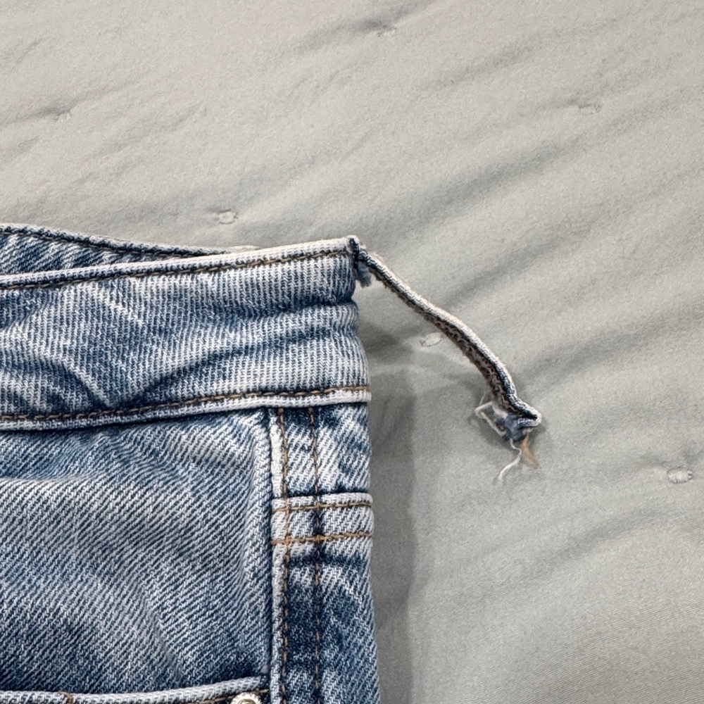 Zara High Rise Light Blue Jeans - Picture 2 of 8